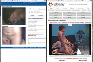 Brutal mann spiers søte jenta som lange blikk